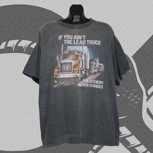 Vintage 3D Emblem T-Shirt Truckers Only Men's XXL Flying J Truck Stop